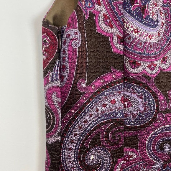 CARYNA NINA Haute Couture Designer Crew Neck Midi Shift Dress - Picture 6 of 6